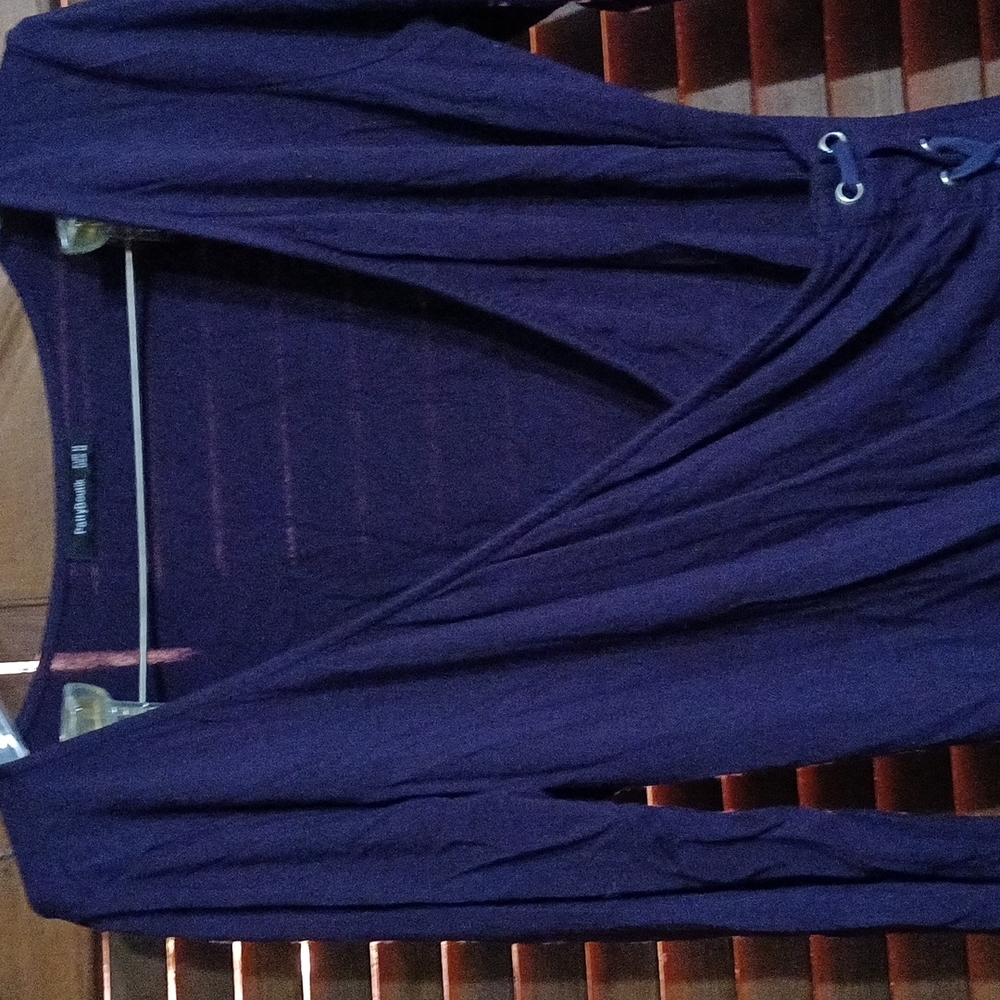 Purple knit top